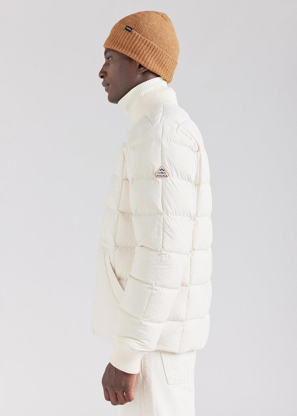 Pyrenex Veste Doudoune Homme Pyrenex Flight à Piquage Carré Chalk