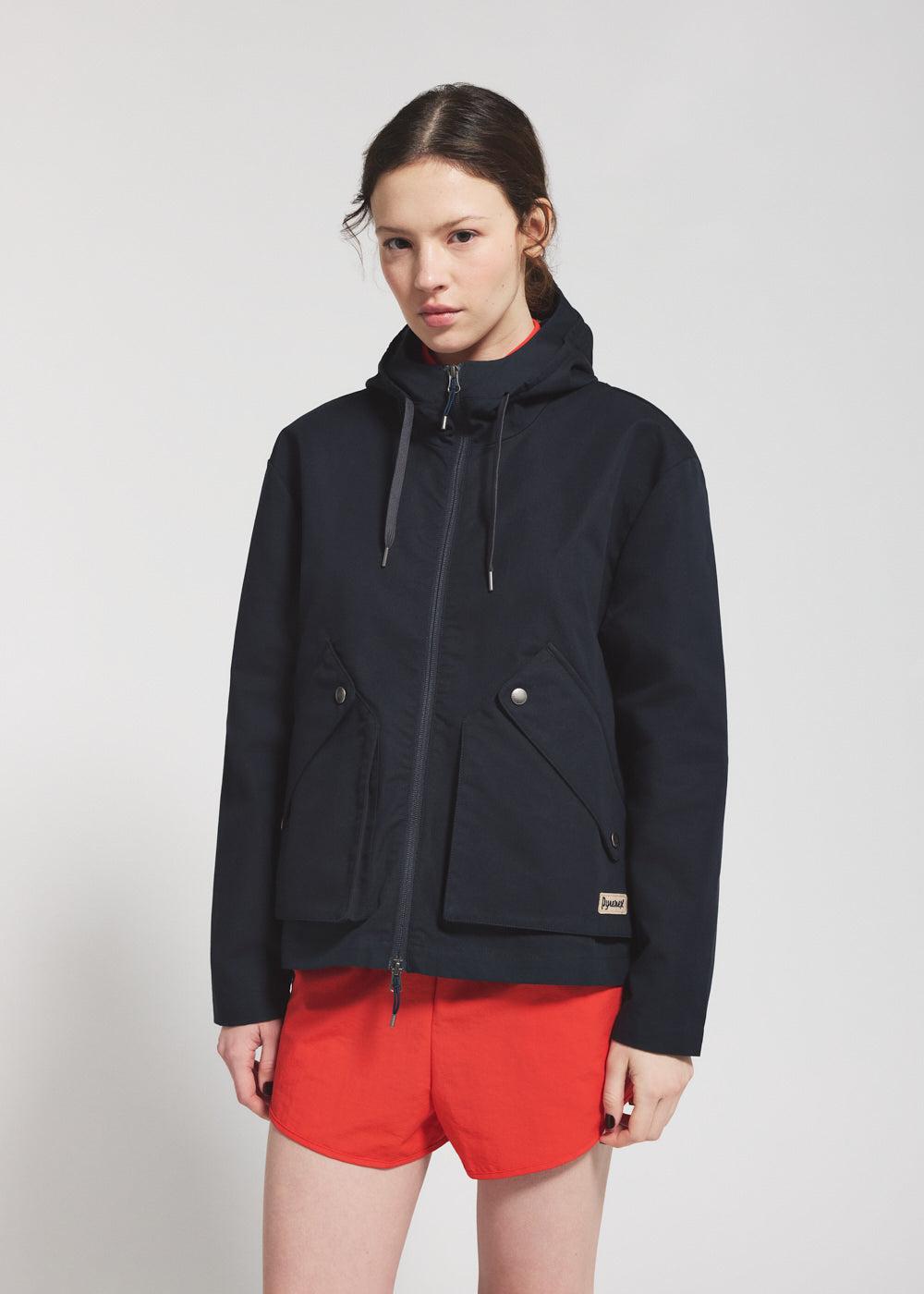 pyrenex Veste légère à capuche femme Pyrenex Waterfall bleu marine