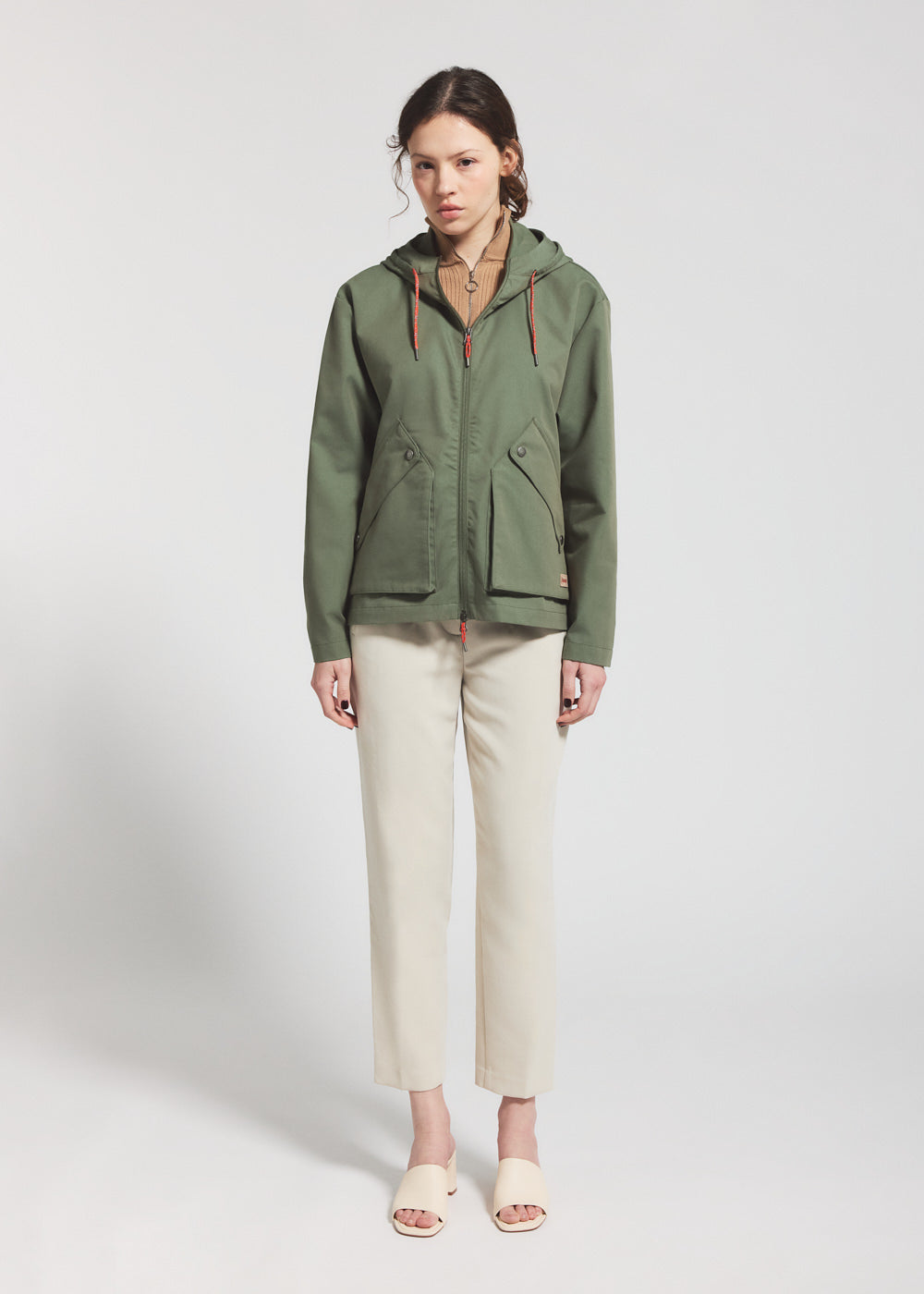 Pyrenex Veste Légère à Capuche Femme Pyrenex Waterfall Khaki