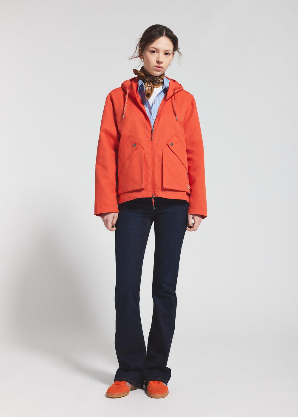 Pyrenex Veste Légère à Capuche Femme Pyrenex Waterfall Orange