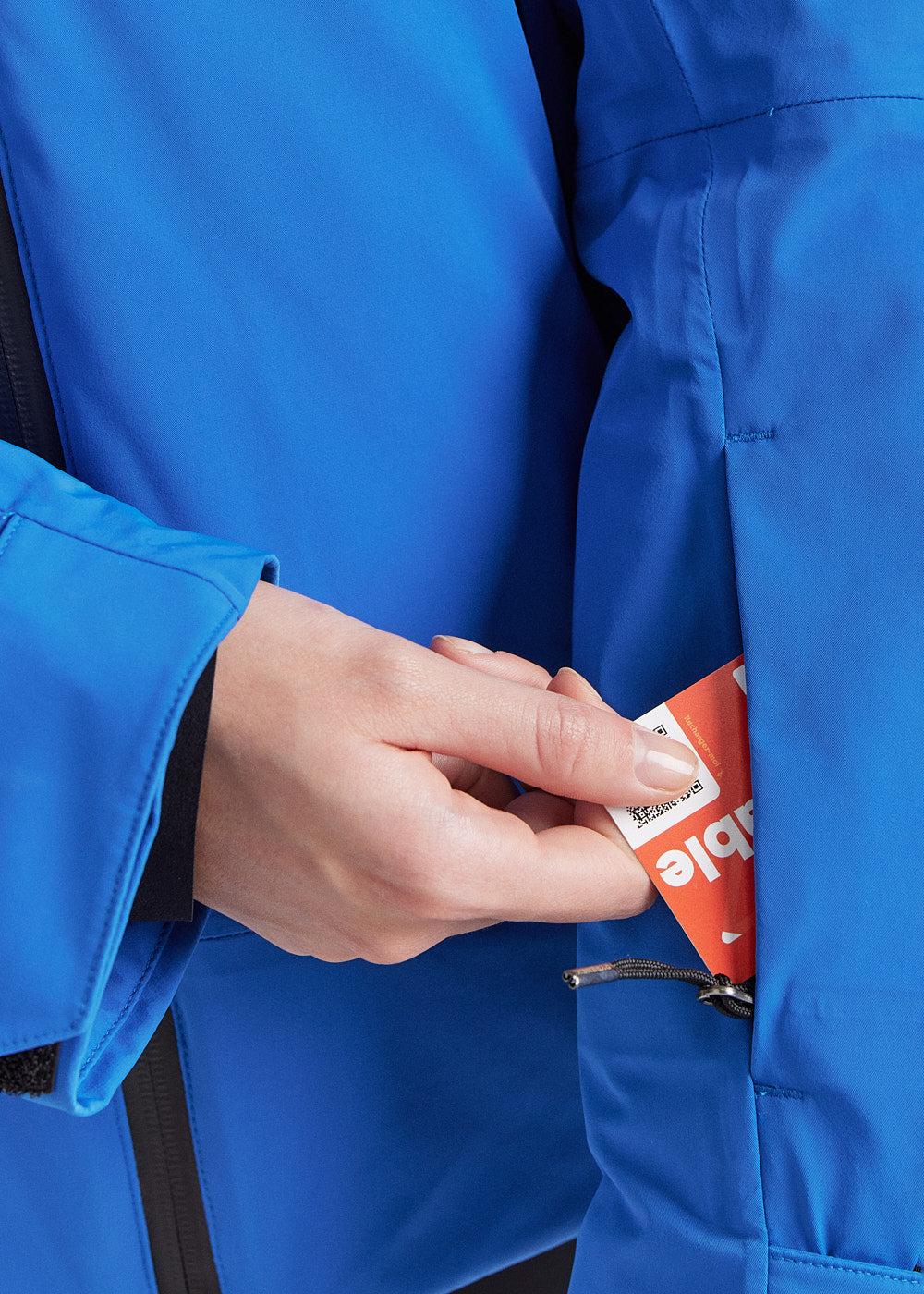 Pyrenex Veste Parka En Duvet Pour Femme Pyrenex Nova Bleue