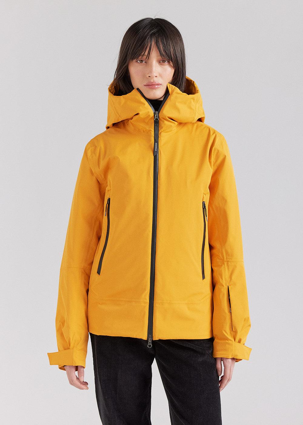 pyrenex Veste parka en duvet pour femme Pyrenex Nova jaune