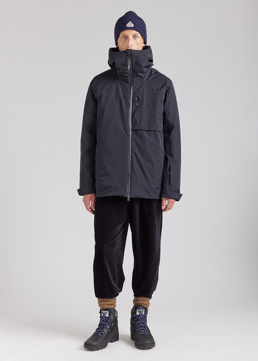 Pyrenex Veste Parka Imperméable Homme Pyrenex Gravity 2 En Duvet Naturel Noire