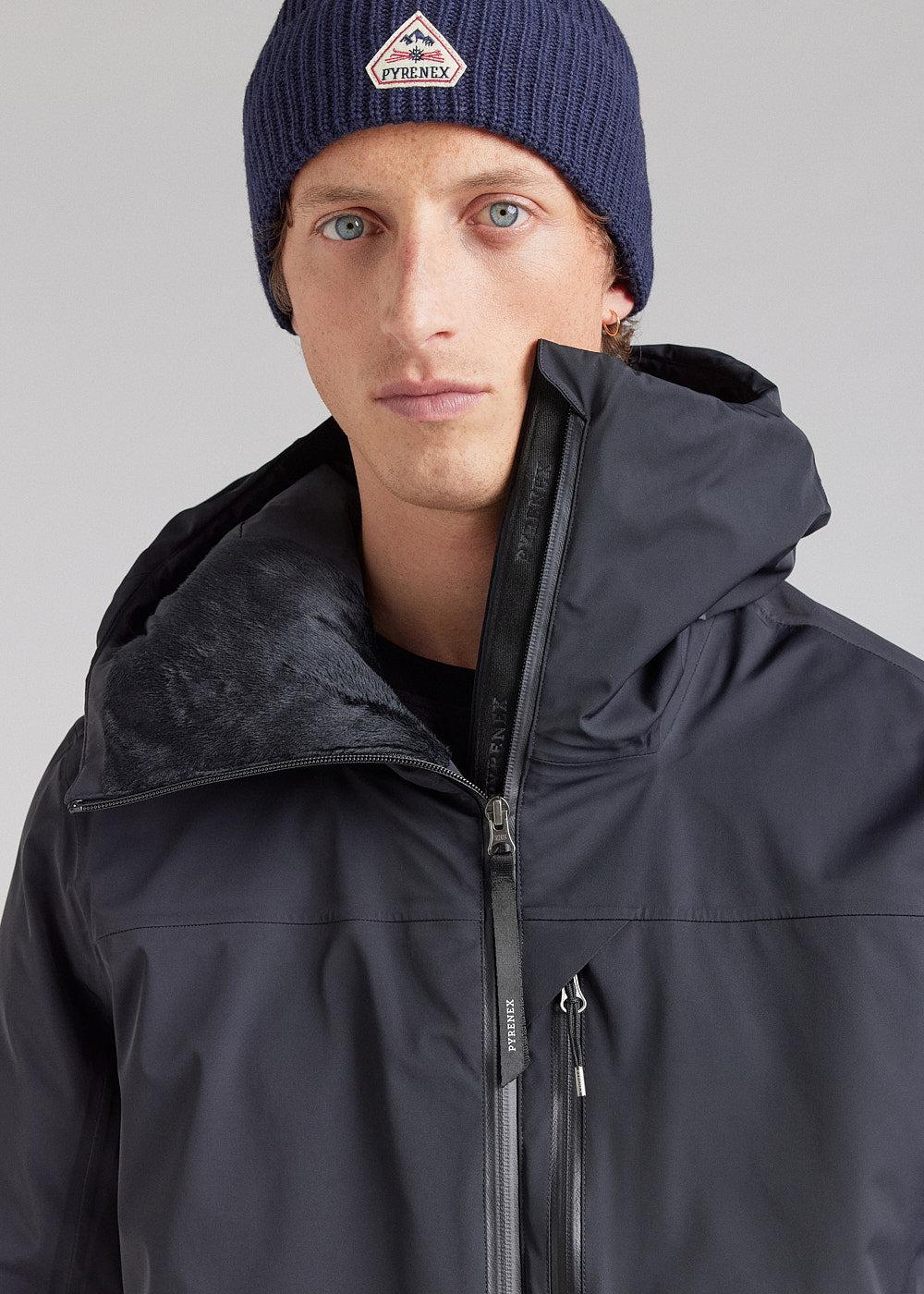 Pyrenex Veste Parka Imperméable Homme Pyrenex Gravity 2 En Duvet Naturel Noire