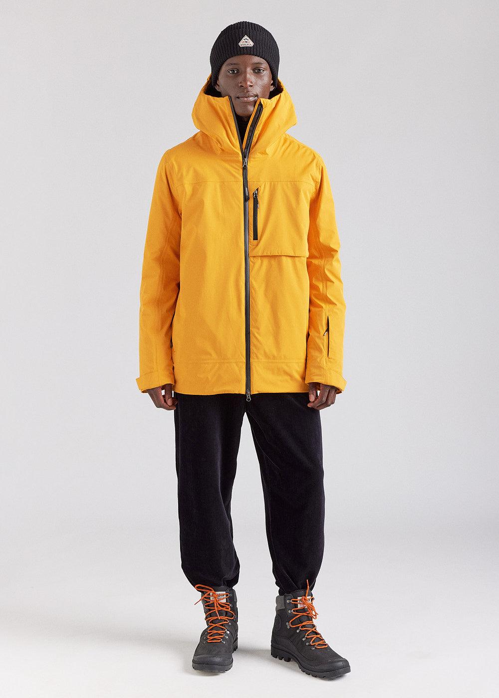 Pyrenex Veste Parka Imperméable Homme Pyrenex Gravity 2 En Duvet Naturel Cadium Yellow