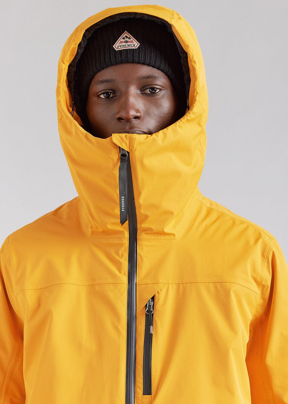 Pyrenex Veste Parka Imperméable Homme Pyrenex Gravity 2 En Duvet Naturel Cadium Yellow