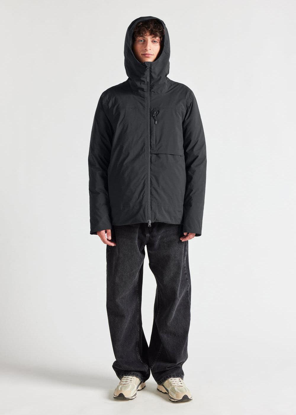 pyrenex Veste parka imperméable homme Pyrenex Gravity en duvet naturel Black