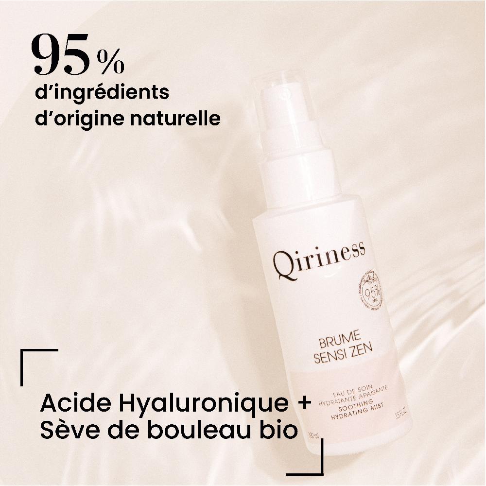 Qiriness Brume Hydratante Protectrice - Concombre Acide Hyaluronique - Sensi Zen