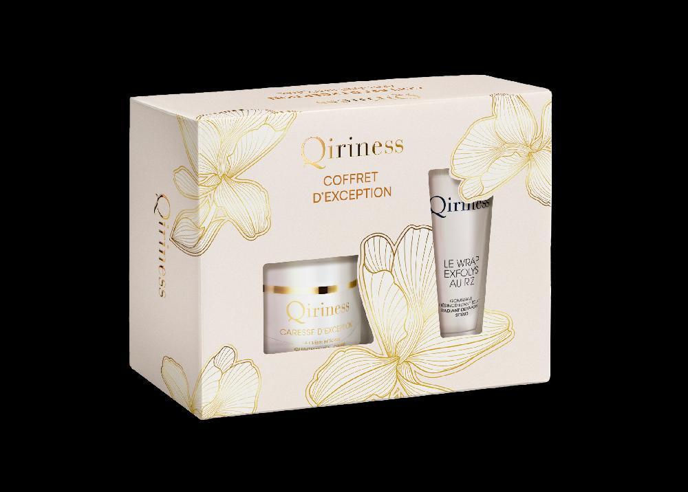 Qiriness Coffret D'Exception – Crème Anti-Âge & Gommage Visage