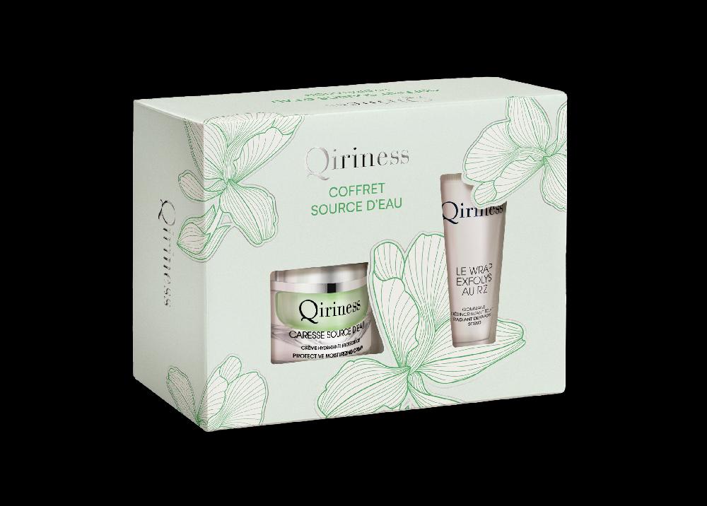 Qiriness Coffret Source D’Eau – Rituel Hydratation Intense Crème Et Exfoliant