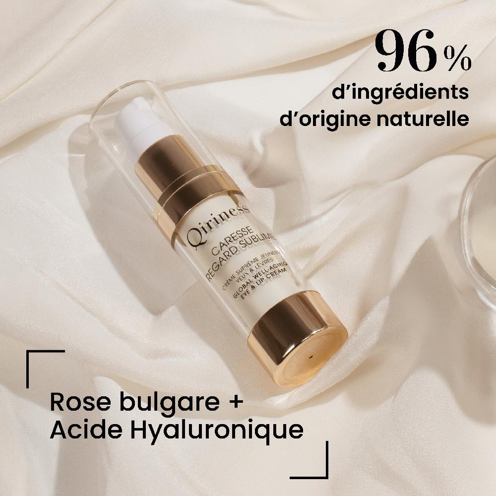 Qiriness Crème Contour Des Yeux Anti-âge Acide Hyaluronique - Caresse Regard Sublime