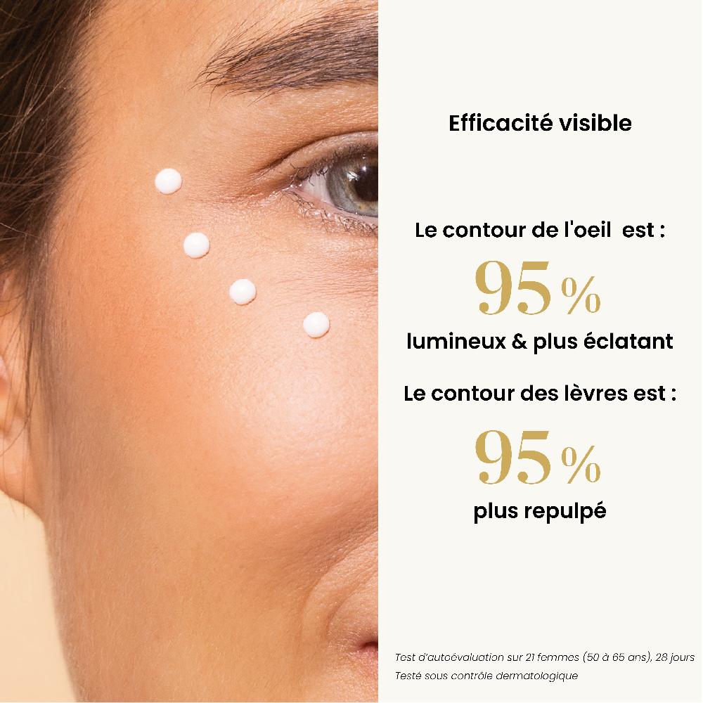 Qiriness Crème Contour Des Yeux Anti-âge Acide Hyaluronique - Caresse Regard Sublime