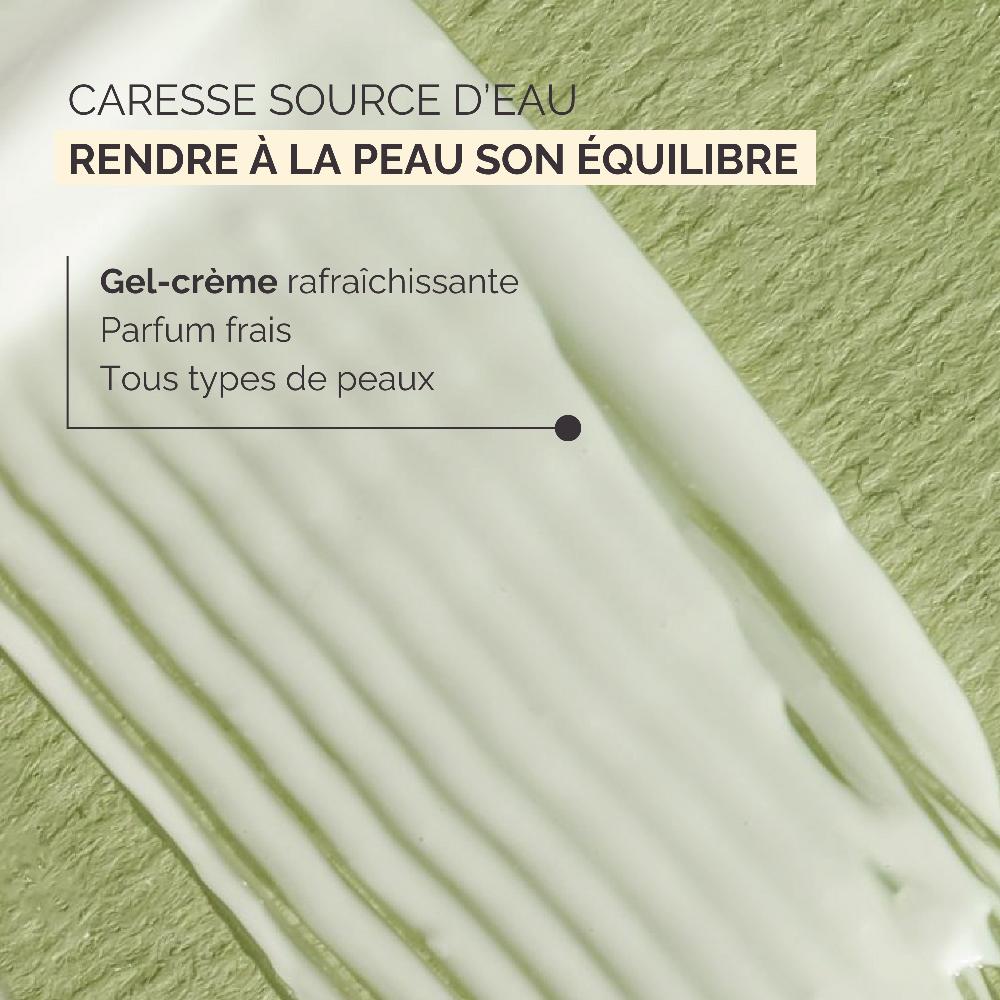 Qiriness Crème Hydratante Acide Hyaluronique - Aloe Vera Niacinamide B3 - Caresse Source D'Eau