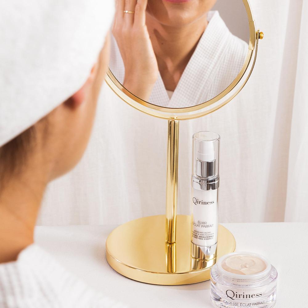 Qiriness Crème Hydratante Niacinamide Protection Anti-tâches - Caresse Éclat Parfait