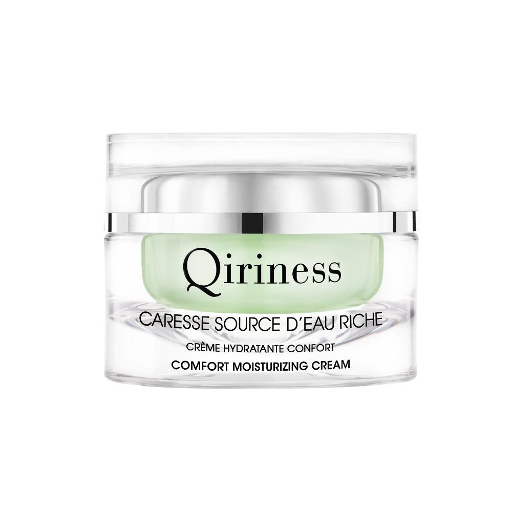 qiriness Crème Hydratante Peau Sèche - Caresse Source d'Eau Riche