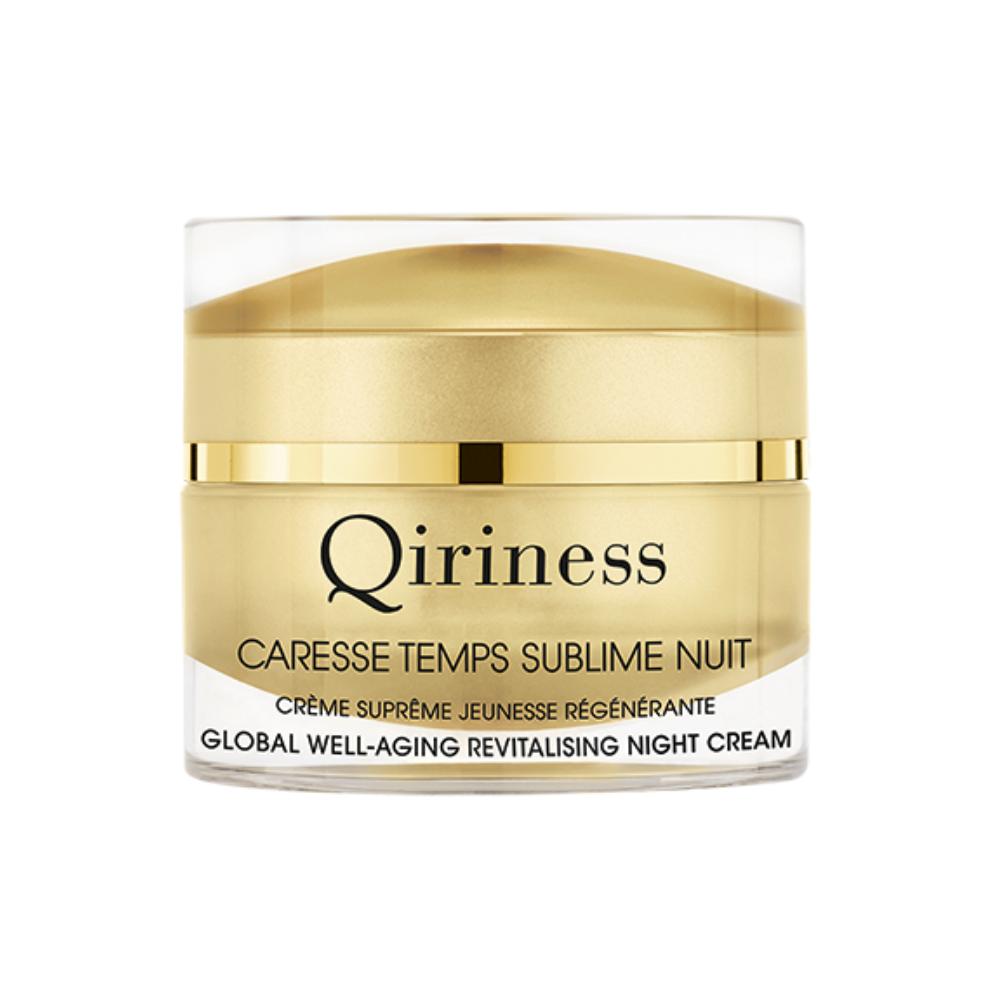 Qiriness Crème Nuit Anti-Âge Régénérante Rétinol Vitamine C - Caresse Temps Sublime