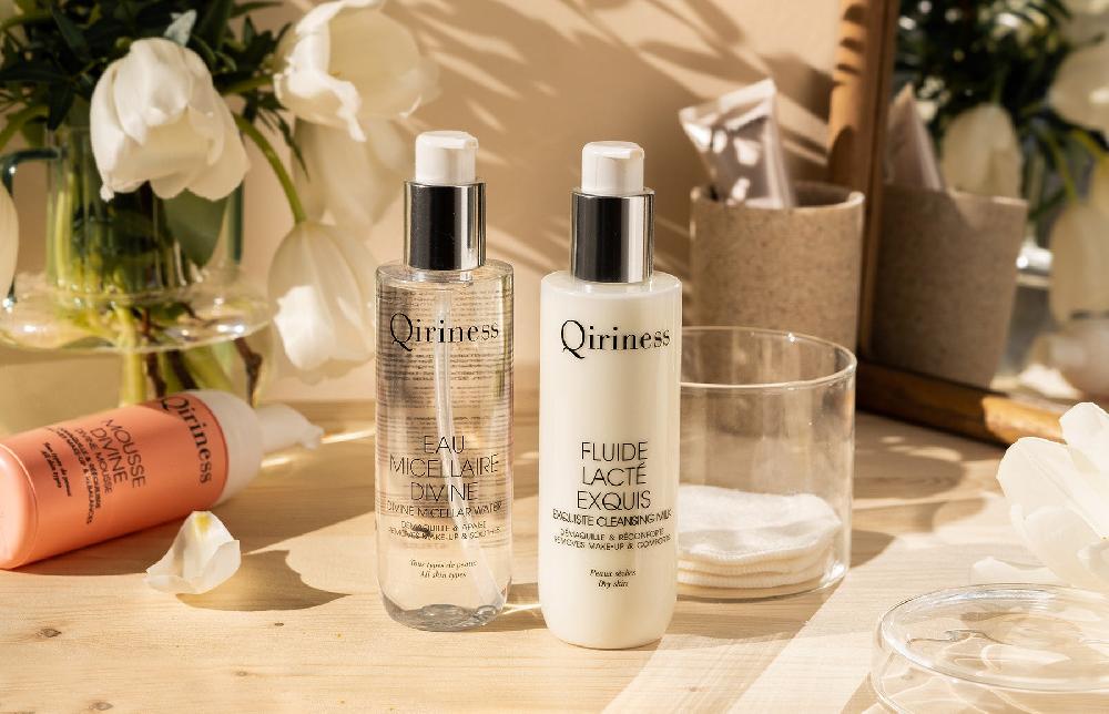 Qiriness Eau Micellaire Démaquillante 3 En 1 - Eau Micellaire Divine