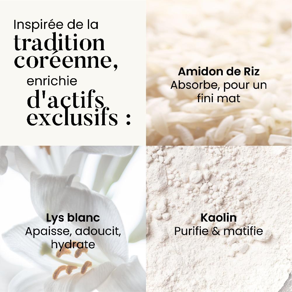 Qiriness Exfoliant Visage Doux Sans Grains - Riz Huile De Ricin- Wrap Exfolys