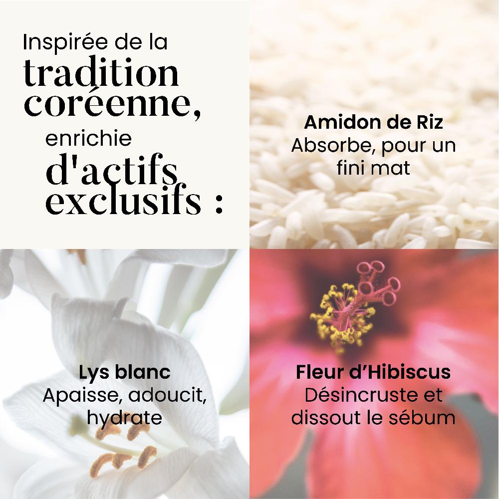 Qiriness Gommage Grains Purifiant - Riz & Hibiscus- Wrap Exfolys Au Riz