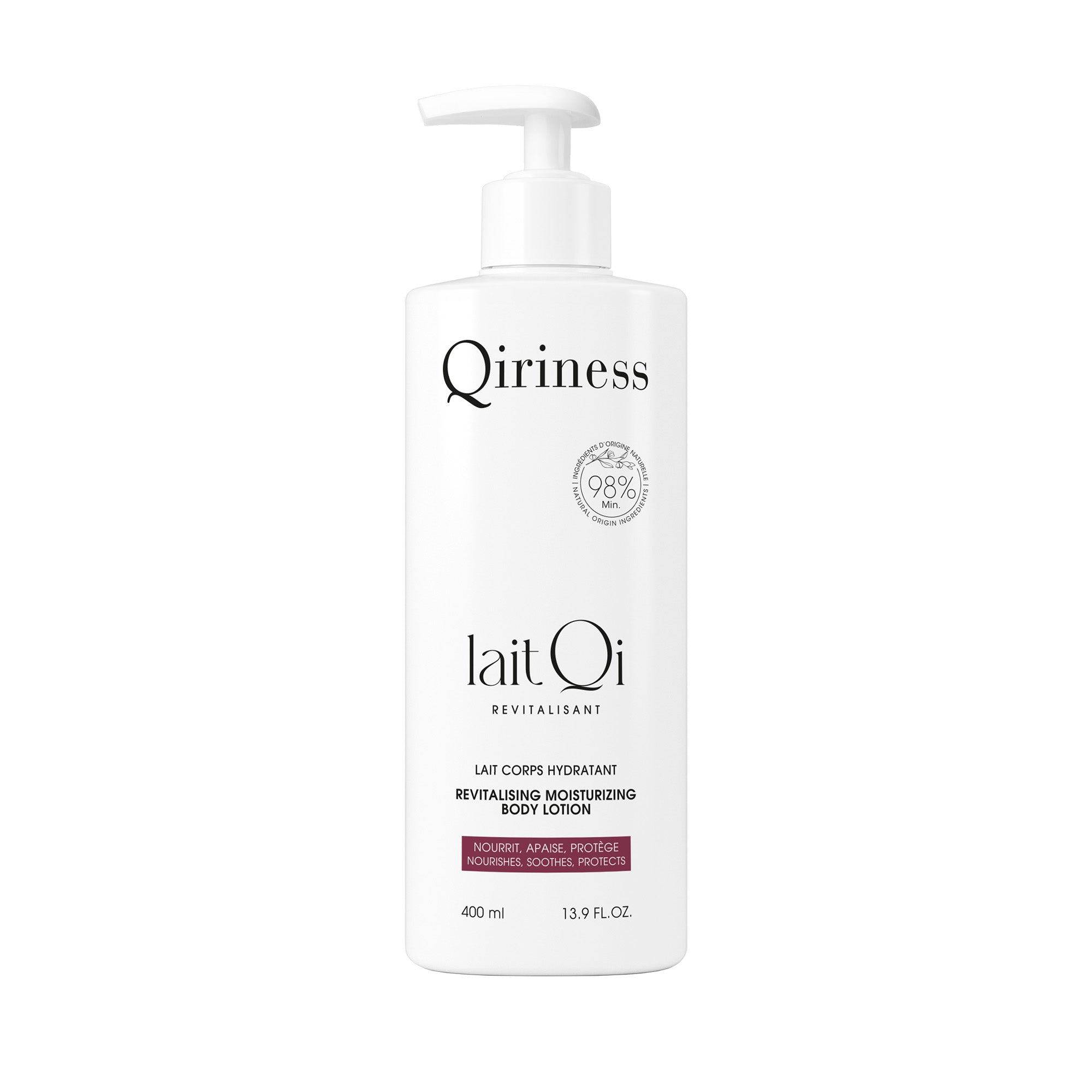 qiriness Lait Corps Qi Revitalisant – Hydratation & Éclat