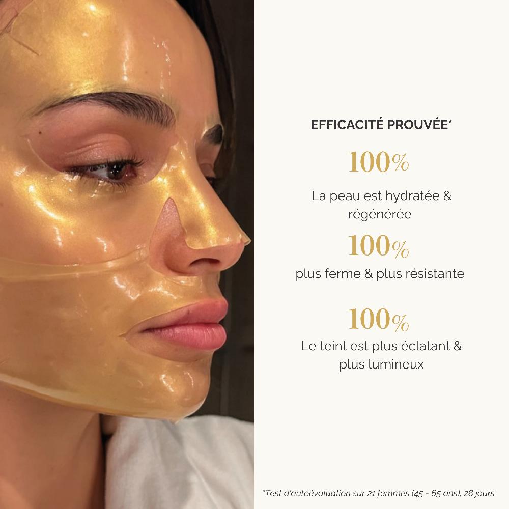 Qiriness Masque Repulpant Anti-âge Acide Hyaluronique - Wrap D'Or