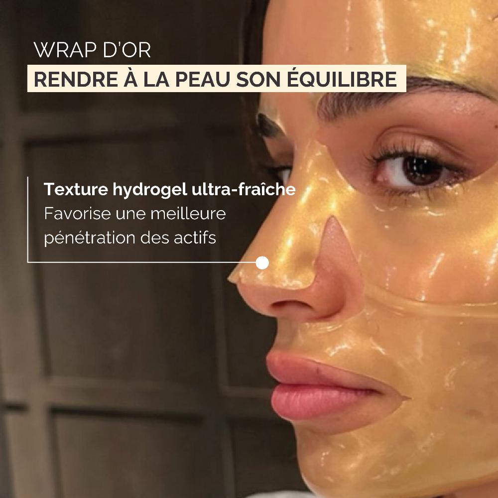 Qiriness Masque Repulpant Anti-âge Acide Hyaluronique - Wrap D'Or