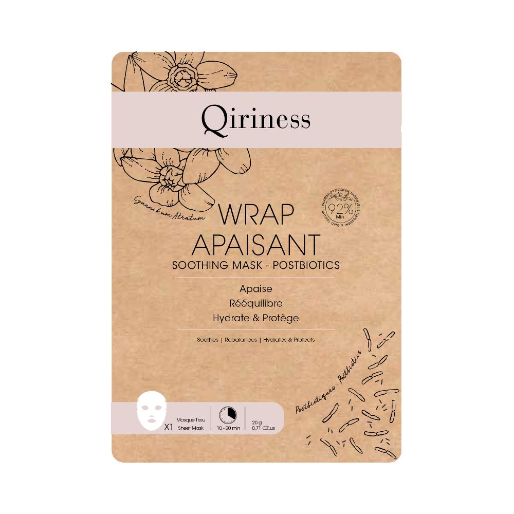 Qiriness Masque Visage Hydratant Enveloppant - Wrap Apaisant