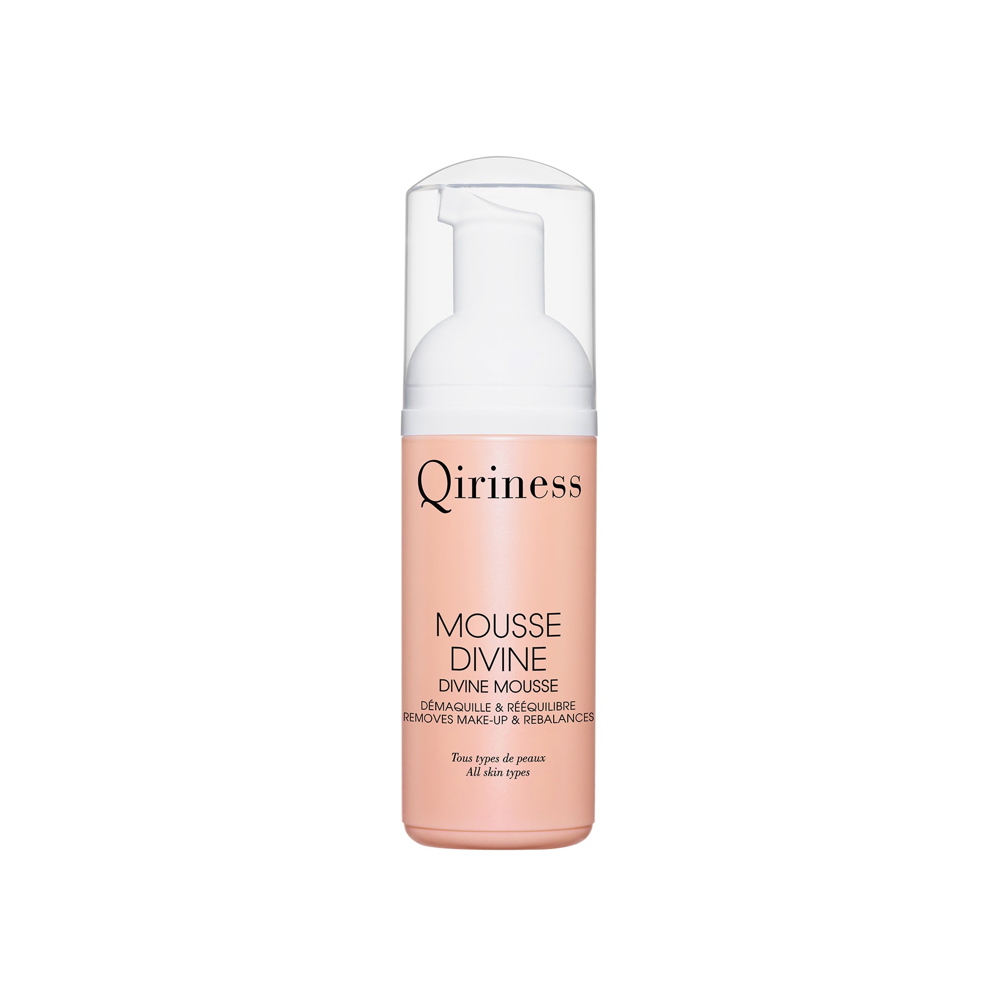 qiriness Mousse Nettoyante et Démaquillante Vitamine C - Mousse Divine