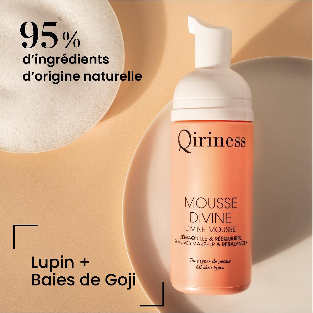 Qiriness Mousse Nettoyante Et Démaquillante Vitamine C - Mousse Divine