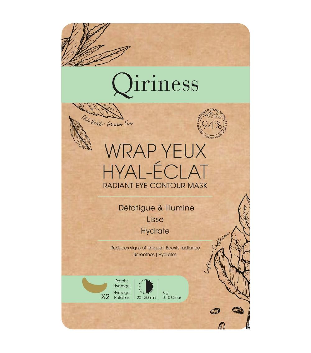 qiriness Patchs Yeux Lissants Acide Hyaluronique - Wrap Hyal-Éclat