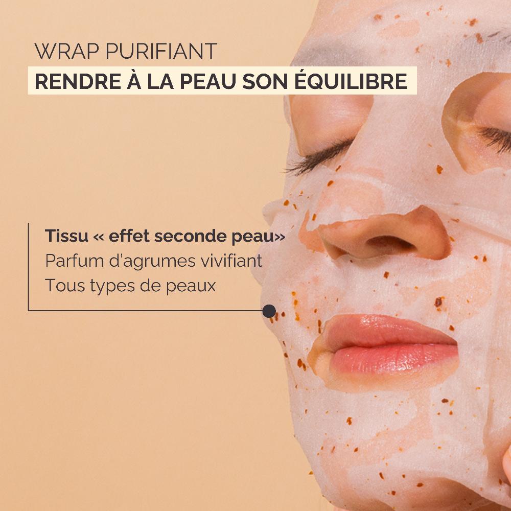 Qiriness Masque Visage Matifiant - Wrap Purifiant