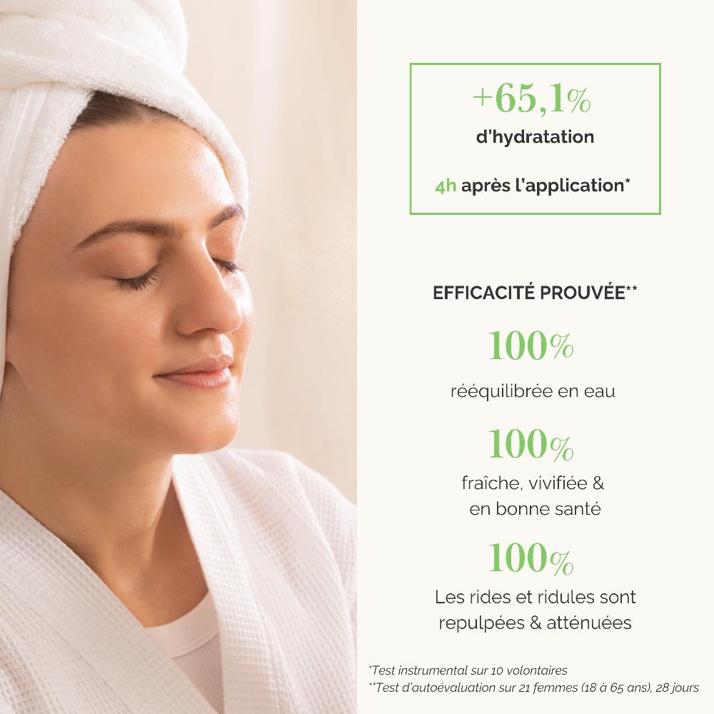 Qiriness Sérum Acide Hyaluronique Hydratant & Lissant - Élixir Source D'Eau