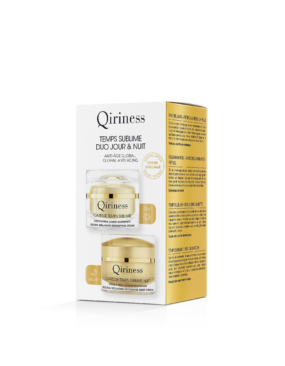 qiriness Soins Crèmes Anti-âge Duo Jour & Nuit Temps Sublime qiriness Soins Crèmes Anti-âge Duo Jour & Nuit Temps Sublime