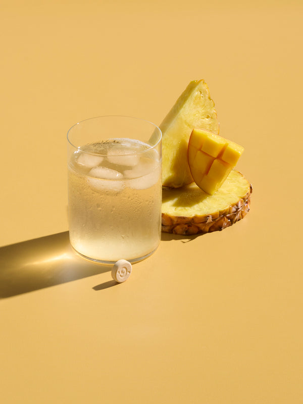 Qwetch Cold Cup Anse Pastel Bleu Kit Solid Drinks Ananas Mangue