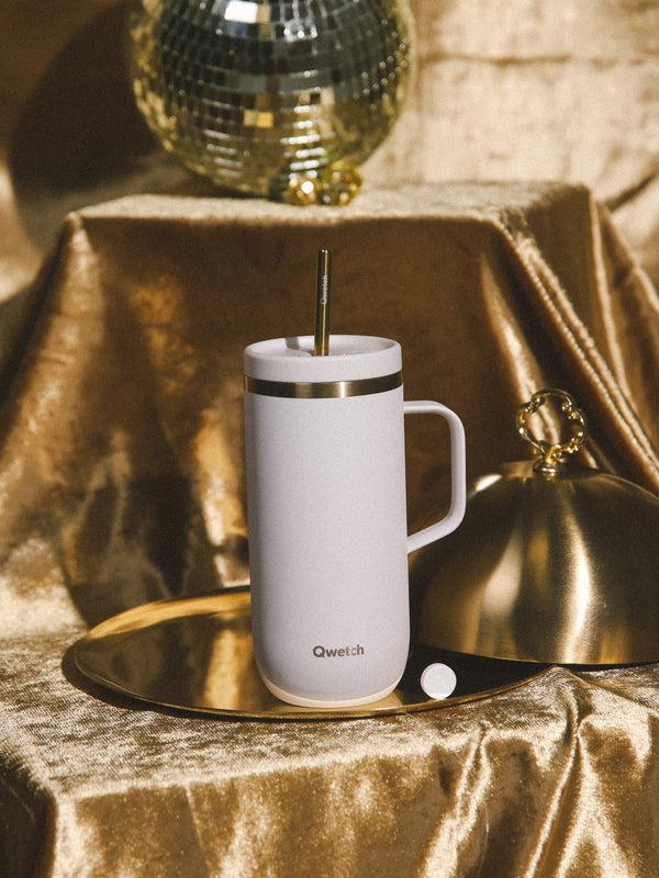 Qwetch Cold Cup Anse Sable & Or Kit Solid Drinks Poire Gingembre