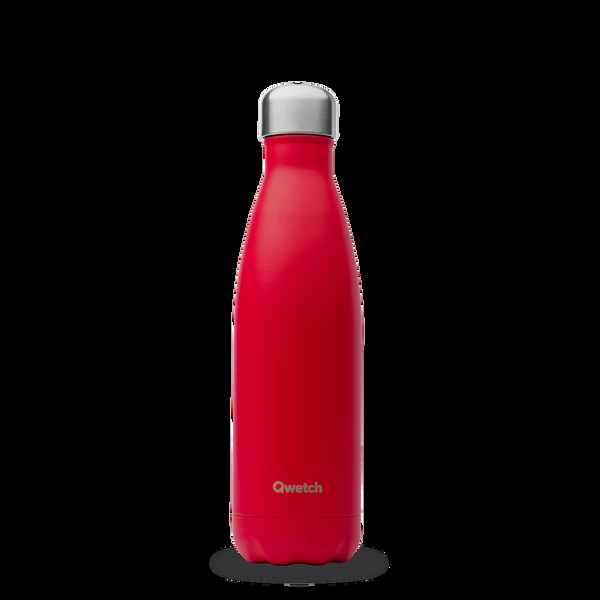 qwetch Originals Matt Rouge Cardinal Bouteille isotherme