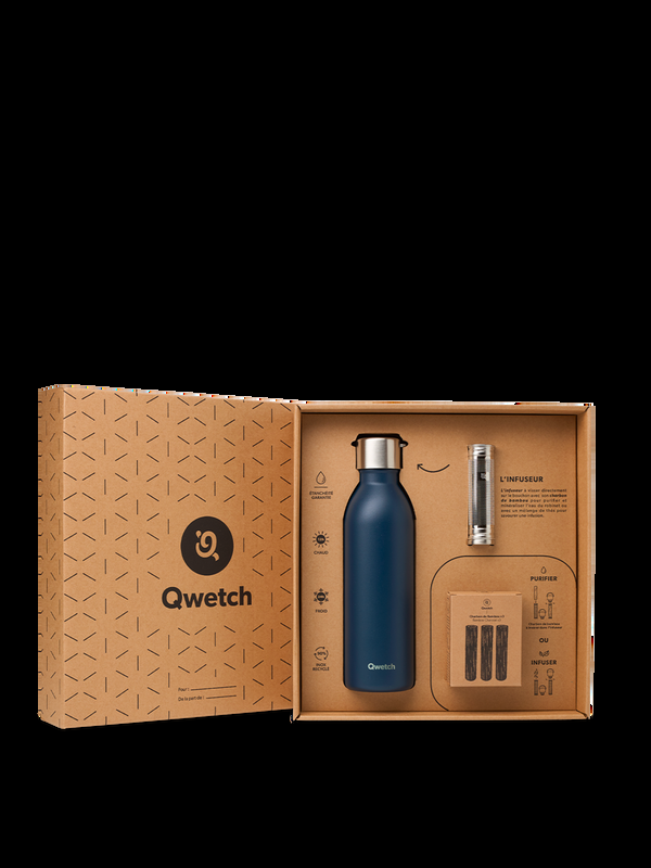 Qwetch Active Bleu Marine Coffret