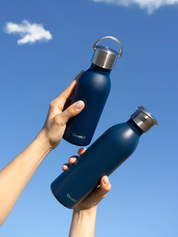 Qwetch Active Matt Marine Bouteille Isotherme
