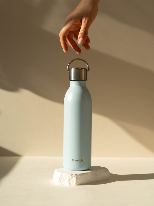 Qwetch Active Pastel Bleu Bouteille Isotherme