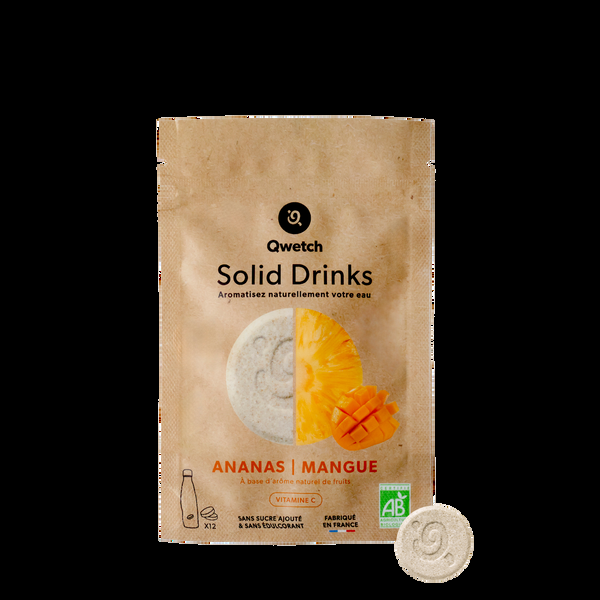 qwetch Ananas Mangue Solid Drinks Bio