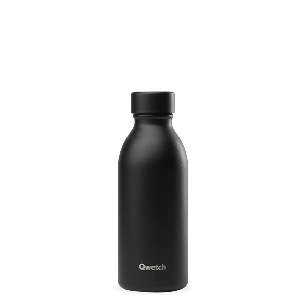 qwetch Icon Matt Noir Bouteille isotherme