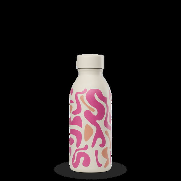 Qwetch Icon Waves Sable Bouteille Isotherme