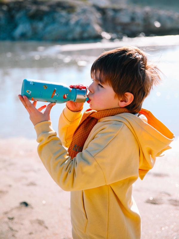 Qwetch Kids Honolulu Bleu Bouteille Isotherme