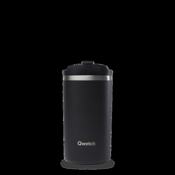 qwetch Matt Noir Travel mug isotherme