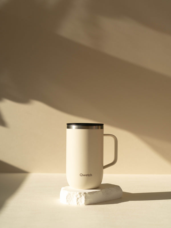 Qwetch Matt Sable Mug Tisanière Isotherme
