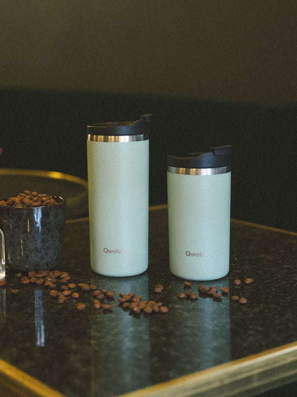 Qwetch Matt Tilleul Travel Mug Isotherme