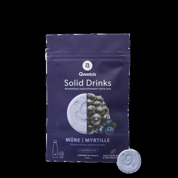 qwetch Mûre & Myrtille Solid Drinks