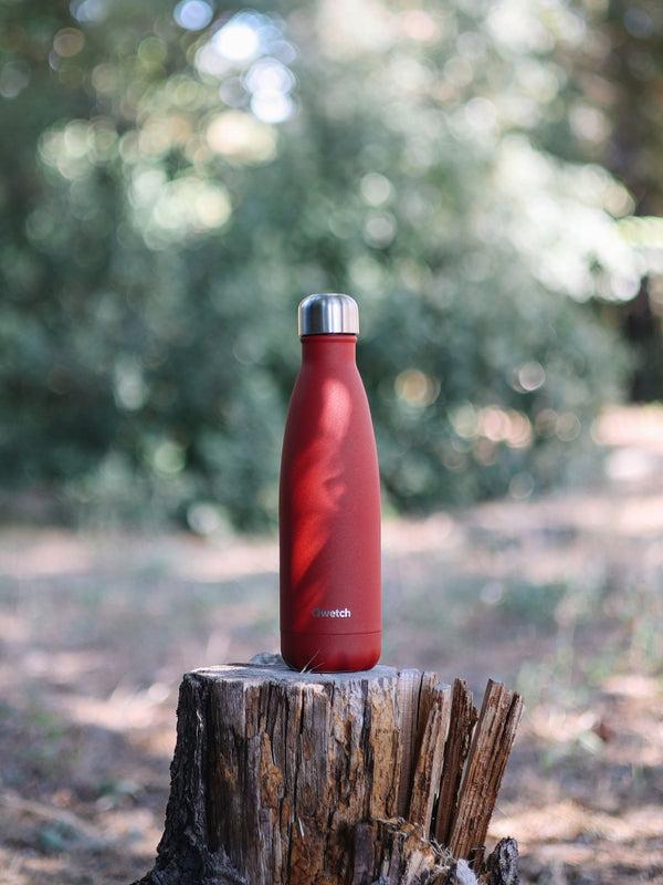 Qwetch Originals Granite Rouge Bouteille Isotherme
