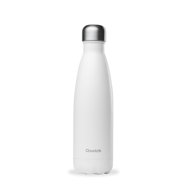 qwetch Originals Matt Blanc Bouteille isotherme
