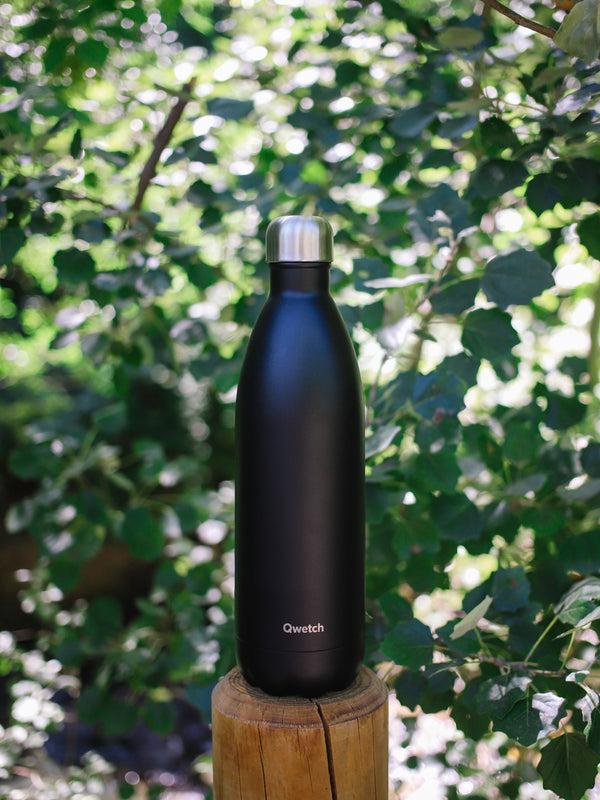 Qwetch Originals Matt Noir Bouteille Isotherme